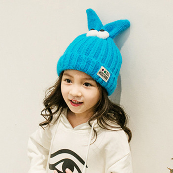 女宝宝帽子秋冬2-5岁小孩加绒保暖护耳公主韩