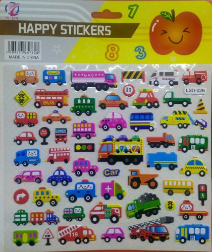 children‘s toy bubble stickers， early education stickers， reward stickers， smiley stickers