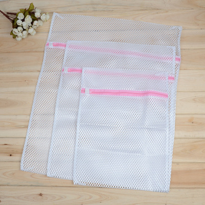 Three-piece set of binocular mesh belt bracket floating underwear laundry bag bra to protect the small clothing mesh cover.