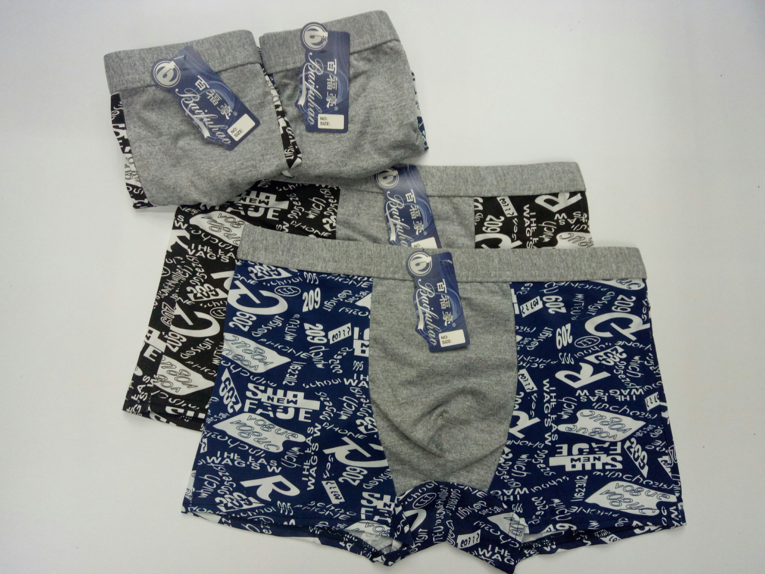 polyester cotton boxer shorts