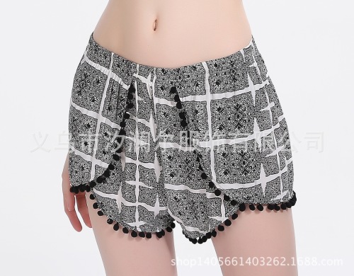 julracy029 foreign trade new fashion printed beach pants factory direct sales