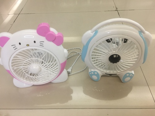 cartoon cute small electric fan