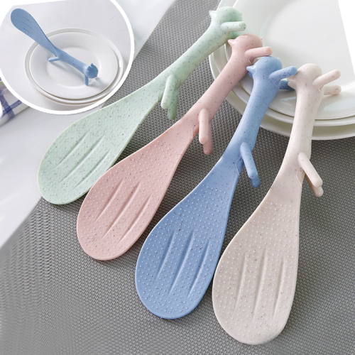 Vertical Rice Spoon Meal Spoon Creative Plastic Rice Meal Spoon Rice Cooker Meal Spoon Non-Stick Rice Rice Spoon Rice Spoon New Material