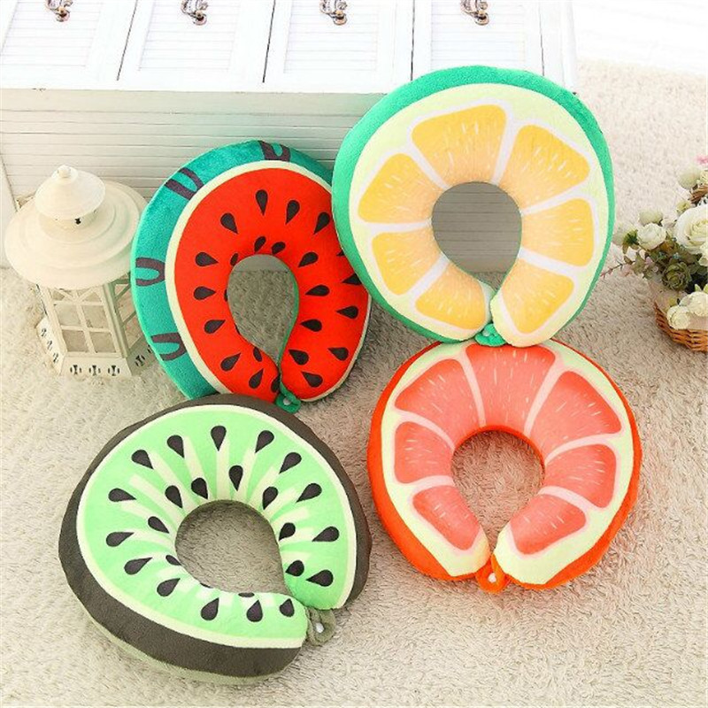 Supply Creative Fruit U Shaped Pillow Cushion Pillow Neck Pillow