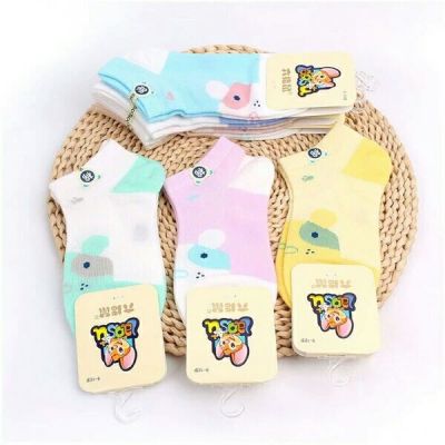  years old thin cotton children socks short tube breathable socks men and girls pure cotton spring-summer autumn style