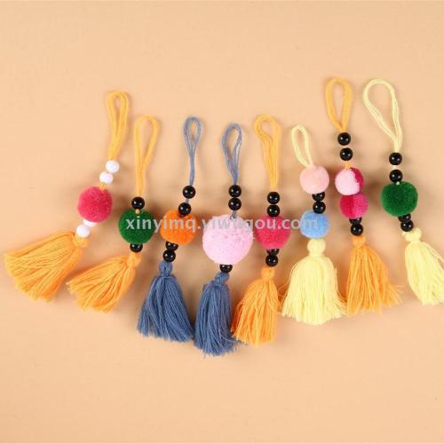 Handmade Acrylic Cashmere Hair Ball Tassel Pendant Factory Direct Sales Quality Assurance Ornament Accessories
