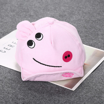 春款5-18个月儿童宝宝帽子小猪佩奇棒球帽婴幼
