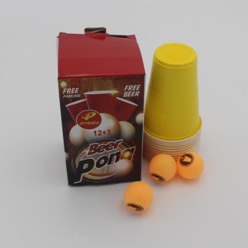 chengdeli sports bar beer table tennis cup set table tennis beer cup factory direct sales