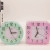 Transparent color - shell alarm clocks for lazy sleepers single-tone alarm clocks for children students wholesale