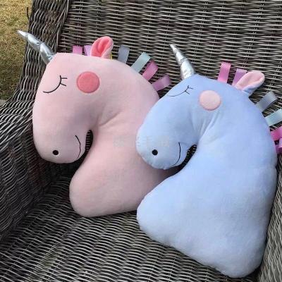 INS hot style new cushion plush toy squint unicorn hug pillow doll super cute pacifier doll