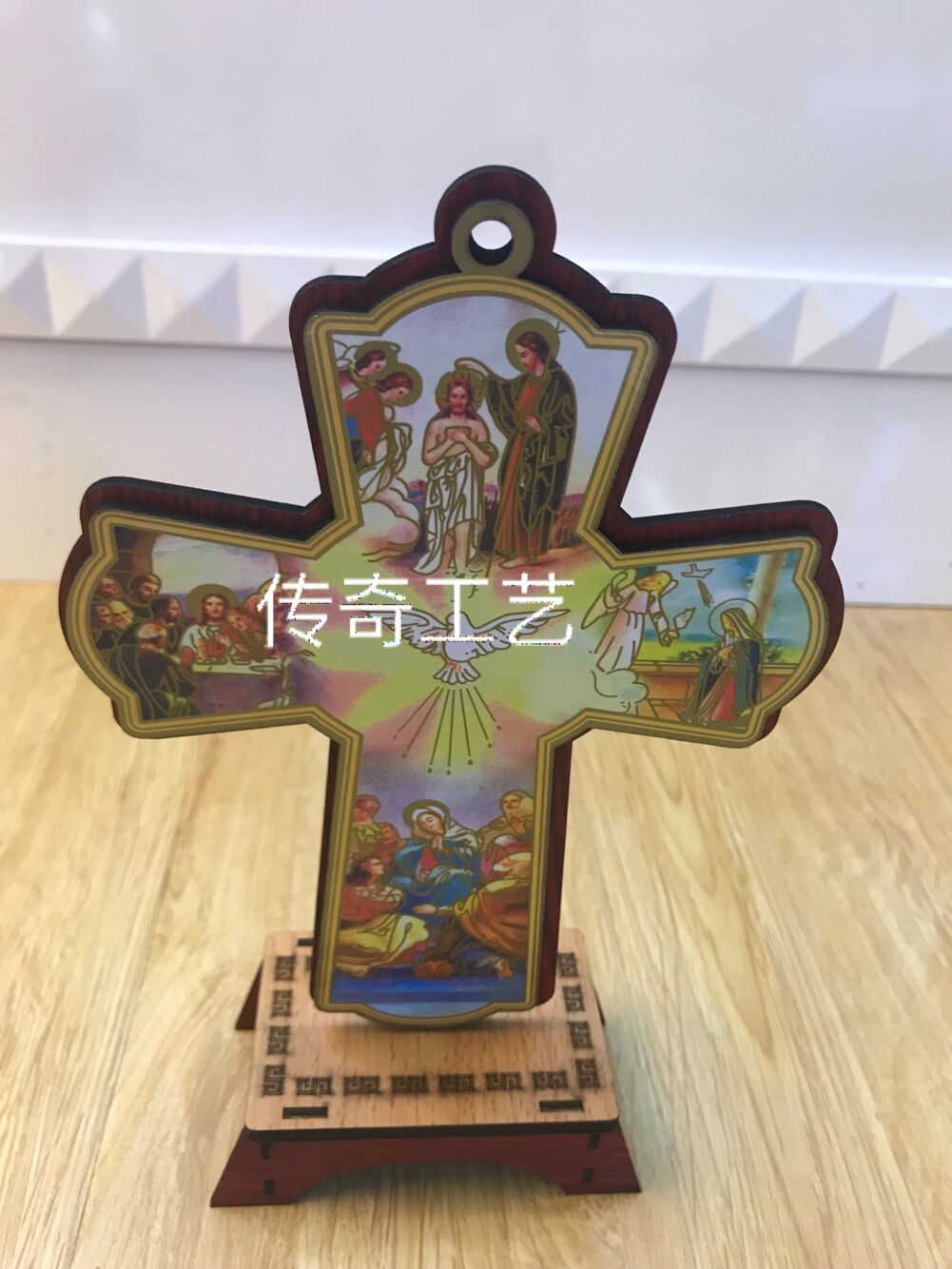 密度板十字架工艺品 摆件