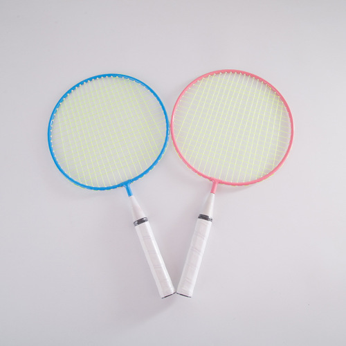 Big Round Head Children‘s Set Badminton Racket 2 Children‘s Customized Children‘s Entertainment Badminton Racket Wholesale