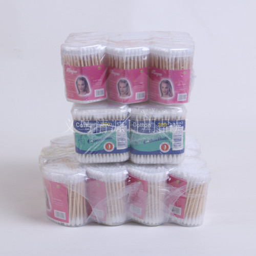 Double-Headed Wooden Cotton Swab Stick household Sterile Stick Cosmetic Cotton Stick Boxed