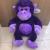 New American and European big eye TY double color knitted velvet monkey gorilla plush toy doll LED colorful light