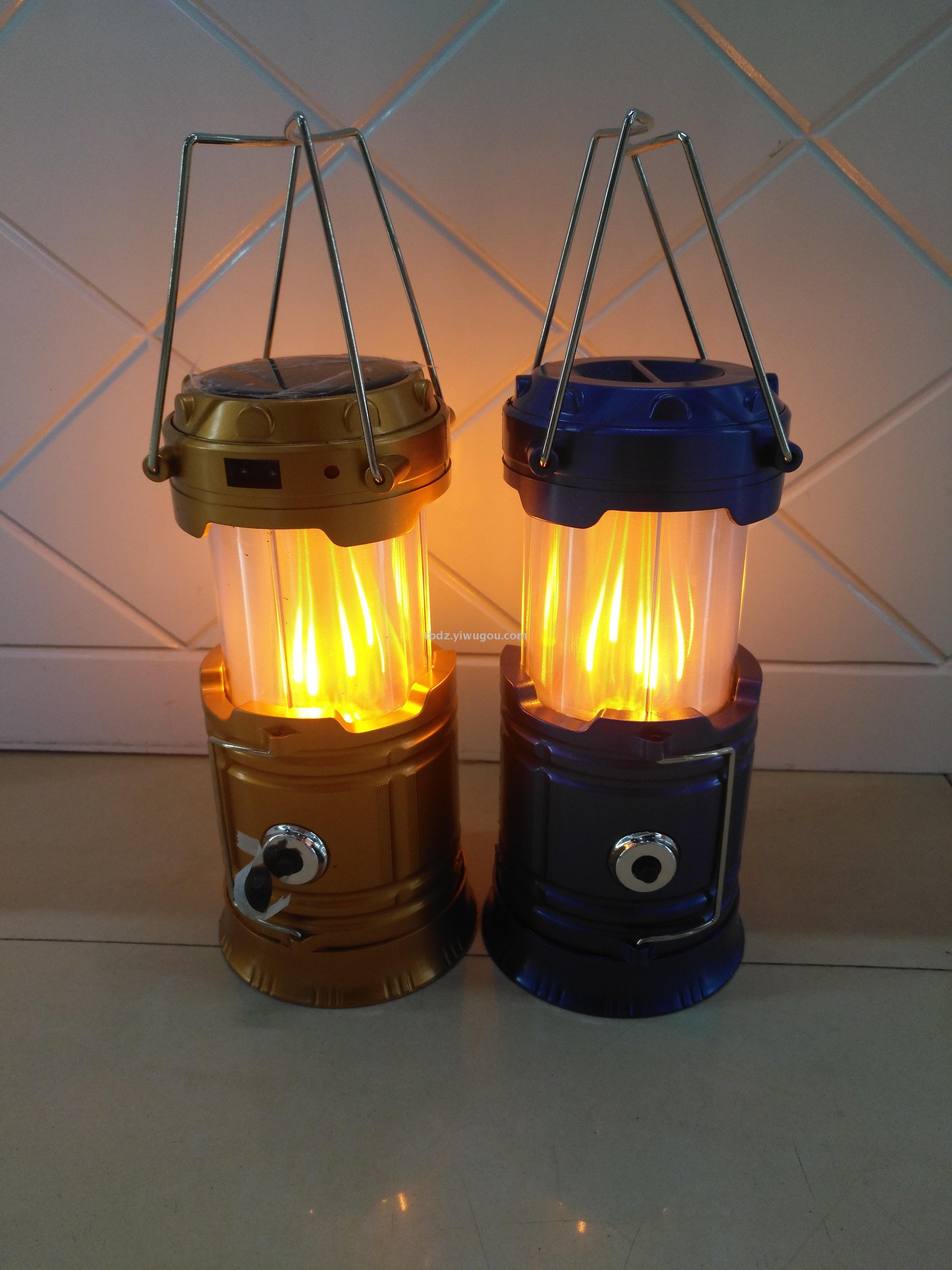 Supply Hot selling flame lamp, telescopic lantern, camping lamp 