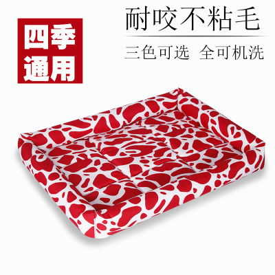 Wholesale spring and summer style ice silk cool nest mat to grasp the bite - resistant teddy dog pad dog kennel cat