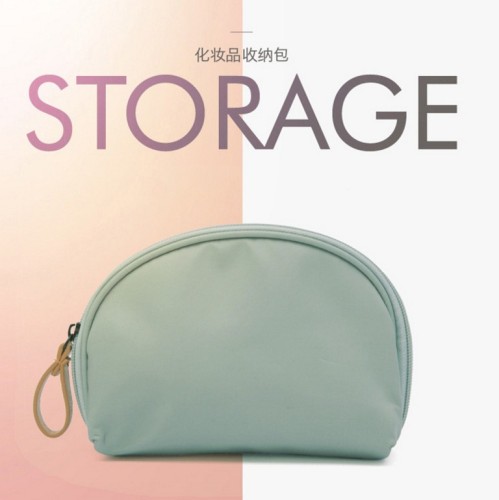 Hand-Held Cosmetic Bag Simple Shell Storage Bag Portable Large Capacity Storage Bag