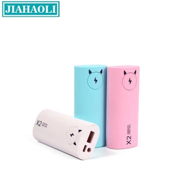 Jhl-pb045 foreign trade 2 section little devil X2 mobile power 7800 ma cute facial cartoon charging treasure.