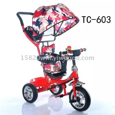 4r-in-1 tricycle manufacturers direct new one-key installation of children's baby 2-5-year-old toys