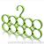 The household air basks in dazzle color Nordic 10 circle scarf frame multi-purpose clothes rack silk scarf tie hanger