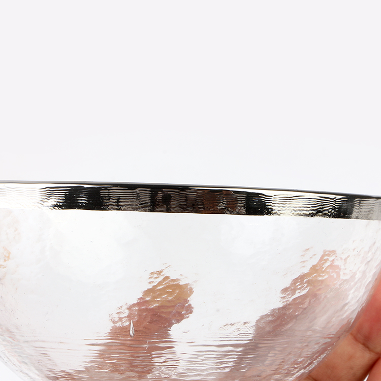 厂家定制彩色玻璃盘子 甩制色料玻璃盘子