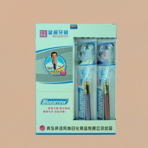 toothbrush wholesale blue arrow 905 dazzling black natural bamboo charcoal boxed toothbrush （30 pcs/box）