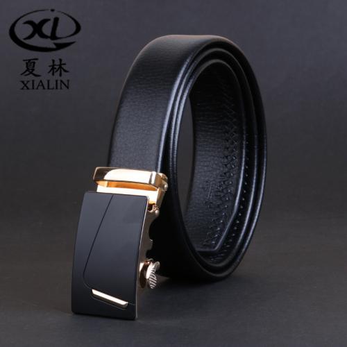 men‘s automatic buckle closure korean youth student pants belt business formal wear belt