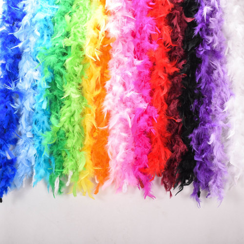 Factory Direct Supply Feather Fire Pieces Dayu Wool Tops Bouquet Packaging Dance Performance Wedding Strip Decoration 40G