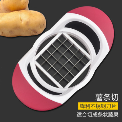 Stainless steel chip cutter kitchen gadget potato cutter kitchen utensils