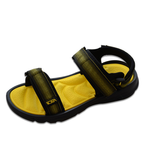2018 Summer New Velcro Open Toe Men‘s Sandals Wholesale Soft Bottom Non-Slip Waterproof Beach Shoes