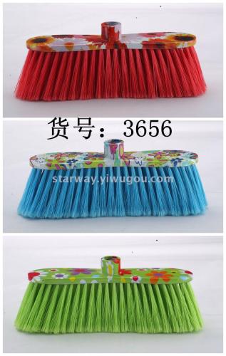 broom exit hot multi-color printing beautiful plastic high quality broom broom head