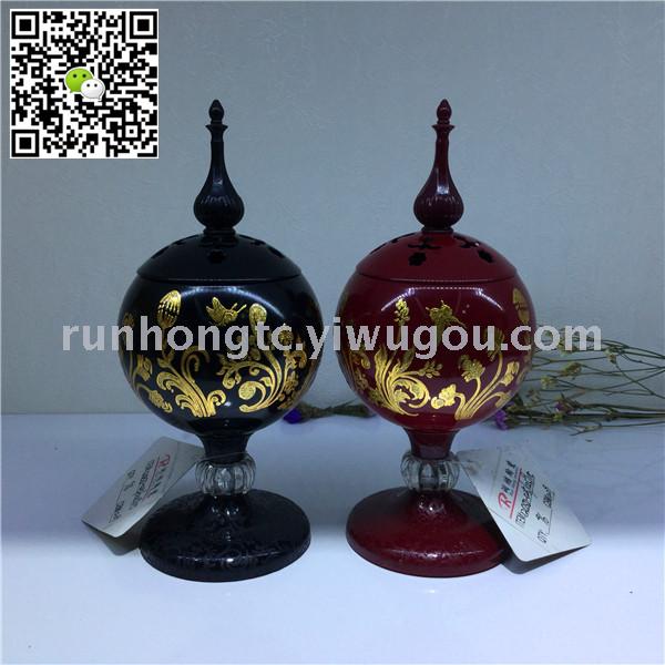 爆2018热销新款 阿拉伯合金插电熏香炉 家居摆设工艺品