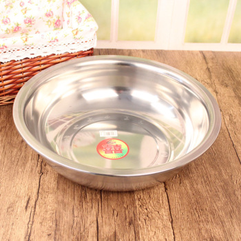 十元店有磁45cm不锈钢面盆饭盆婚庆洗脸盆地摊展销会