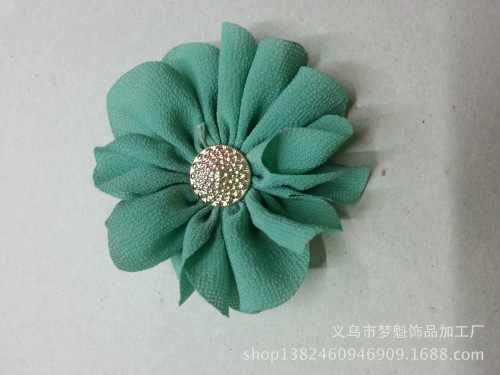 [Factory Direct Sales] Fashion Pearl Yarn Hand-Stitched Small Flower Corsage Clothing Ornament in Stock Wholesale