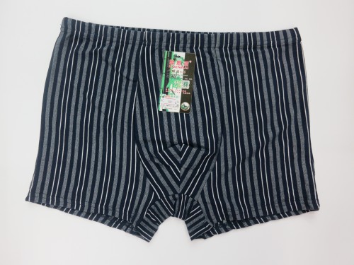 Men‘s Underwear Bamboo Fiber Striped Boxers， soft and Comfortable Suitable for Young and Old 6XL