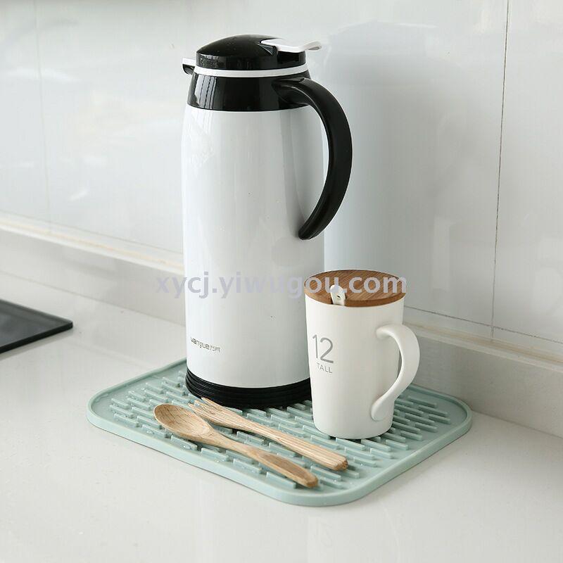 New TPR material table mat, plain blue table mat, pot mat, anti-slip solid color multi-functional heat insulation pad pic 4