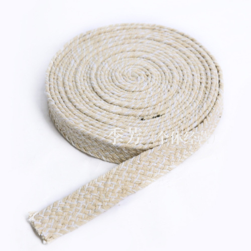 Manufacturers Professionally Customize Various Woven Belts flat Knitted Belt Jute Ribbon