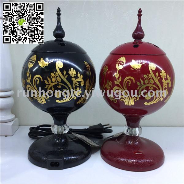 爆2018热销新款 阿拉伯合金插电熏香炉 家居摆设工艺品