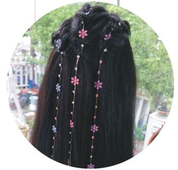 新款儿童饰品盘发神器编发链公主链