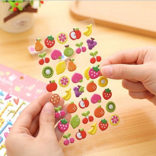 korean creative stationery cute cartoon animal bubble cotton stickers mobile phone decorative stickers diary stickers