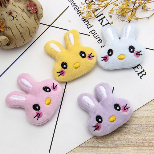 Korean New Animal Beard Rabbit Accessory Plush Cartoon Hair Accessories DIY Accessories Factory Direct Sales