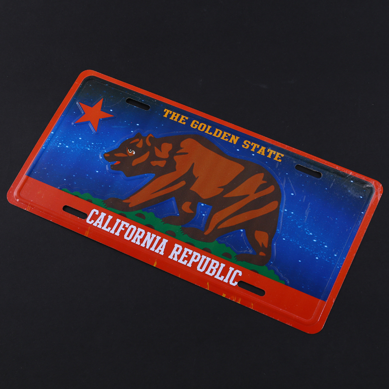 Supply Fashion Retro Do Old License Plate Bar Cafe Ktv Western