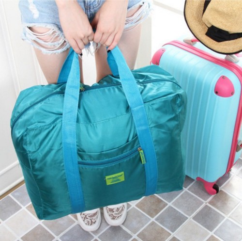 korean style travel bag folding bag travel storage bag luggage bag aircraft bag trolley bag clothes bag