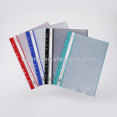 TRANBO 11 hole file book 10-20 pockets transparent cover file page book display bookOEM
