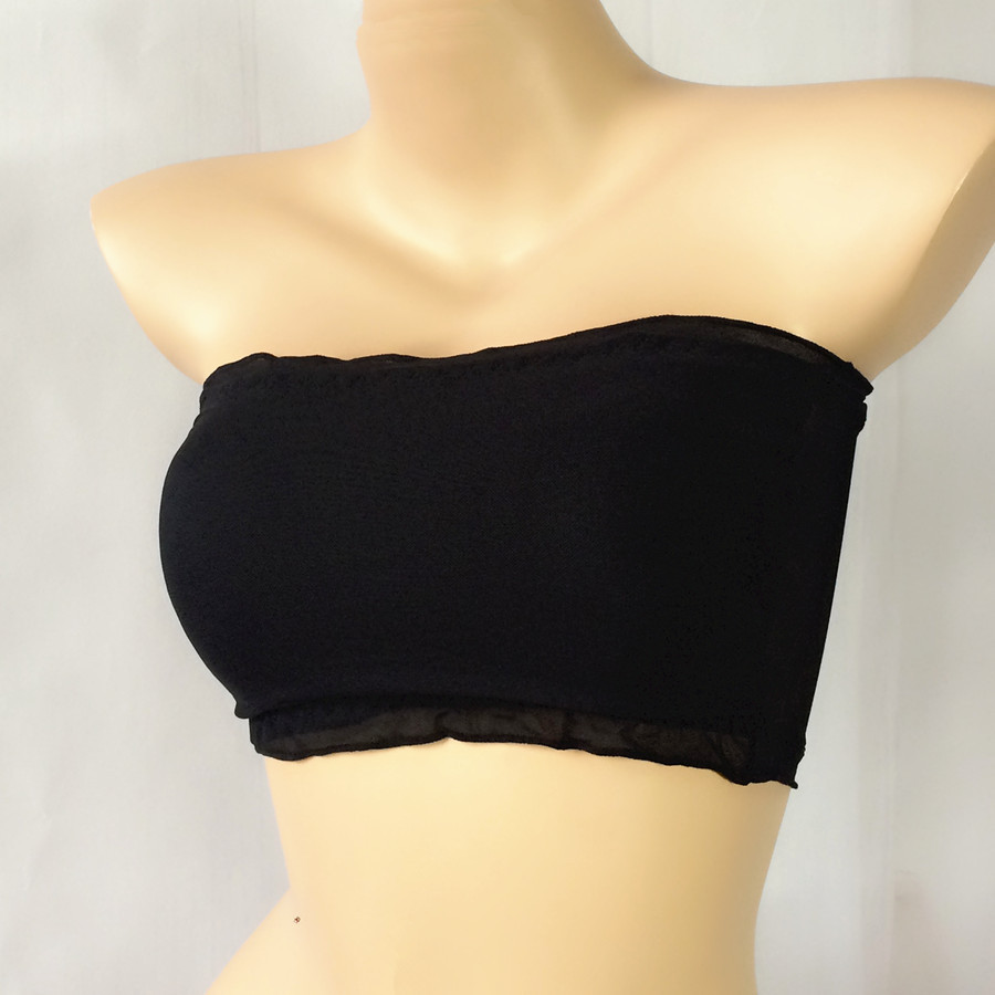 热销新款春夏百搭女士裹胸 全蕾丝双层海绵胸垫抹胸 207