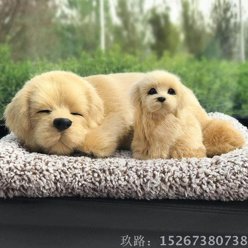 汽车用活性炭仿真狗车内饰品摆件除甲醛车载用品
