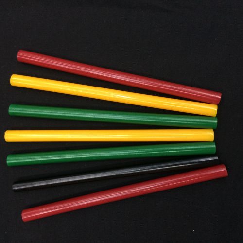 [guke] color hot melt glue stick 7mm diy essential ultra-long color glue stick hot melt glue strip