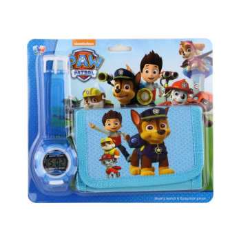 外贸新款儿童手表男女孩卡通钱包套装 蜘蛛侠