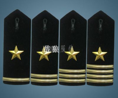 Metal epaulettes arc epaulettes foreign military rank radian shoulder brand high-grade clothing accessories epaulettes
