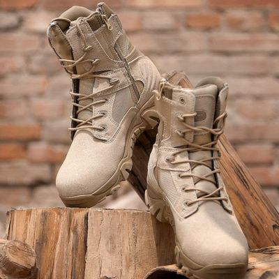 Outdoor tactical boots in summer air permeable military boots combat boots men's field boots
